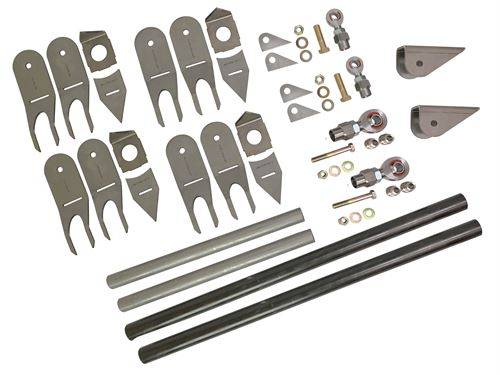 WFO Concepts - Universal '05+ Ford Super Duty Radius Arm Links, Unwelded Clevis Ends, with Heim Joint
