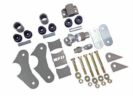 WFO Concepts - WFO Torque Arm Kit, 4.0" Axle Tube, Torque Arm Kit with NO DOM