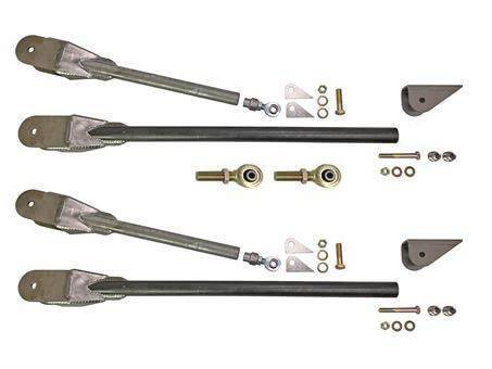 WFO Concepts - Universal '05+ Ford Super Duty Radius Arm Links, Welded Clevis Ends, with Duroflex Joint