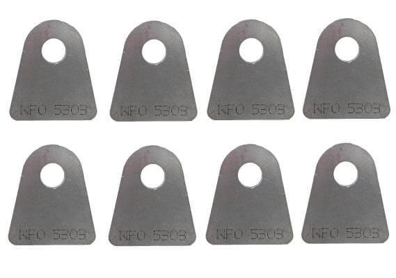 WFO Concepts - Shock Tab, 1.5" Tall Flat Bottom - Qty. 8