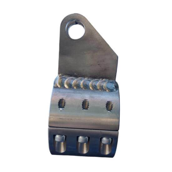 WFO Concepts - Hydro Assist Bracket for 2" Tie Rod, Raw Metal