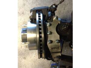 WFO Concepts - '05-'12 Ford Super Duty Axle, Passenger Side HD Steering Arm, Bottom Up Draglink Taper, Arm Only - Image 2