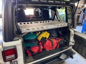 WFO Concepts - 2018+ Jeep JL 4 Door - Aluminum Roll Cage Cargo Basket - Image 2