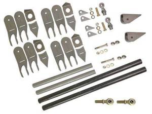 WFO Concepts - Universal '05+ Ford Super Duty Radius Arm Links, Unwelded Clevis Ends, with Duroflex Joint - Image 1