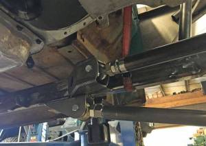 WFO Concepts - Inside Frame Link Mount for 1.25" Heim 0 Degrees Pair of Link Mounts 5/8" bolt hole - Image 3