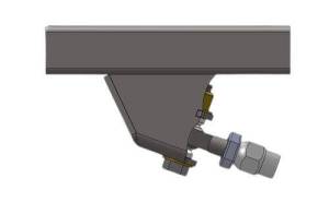 WFO Concepts - Inside Frame Link Mount, 3/4" or 7/8" Heim, 5/8" Bolt, 10 Degrees, Single Link Mount - Image 4
