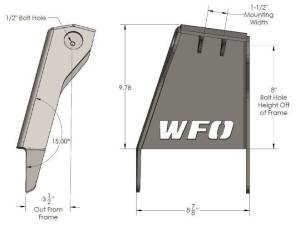 WFO Concepts - Tacoma / 4Runner 8" Front Coilover Shock Towers - Image 8