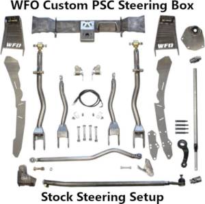 WFO Concepts - WFO 2005-2015 Toyota Tacoma SAS Kit Using 2005-2020 Ford Super Duty Axle With PSC Steering Box and Stock Steering Setup - Image 1