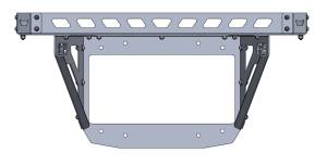 WFO Concepts - 2018+ Jeep JL Tailgate Ice Chest Rack - Black - Image 5