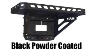 WFO Concepts - 2018+ Jeep JL Tailgate Ice Chest Rack With License Plate Mount - Black - Image 1