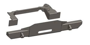 WFO Concepts - CJ Front Bumper, Fits Warn 8274 Winch, Unwelded - Image 2